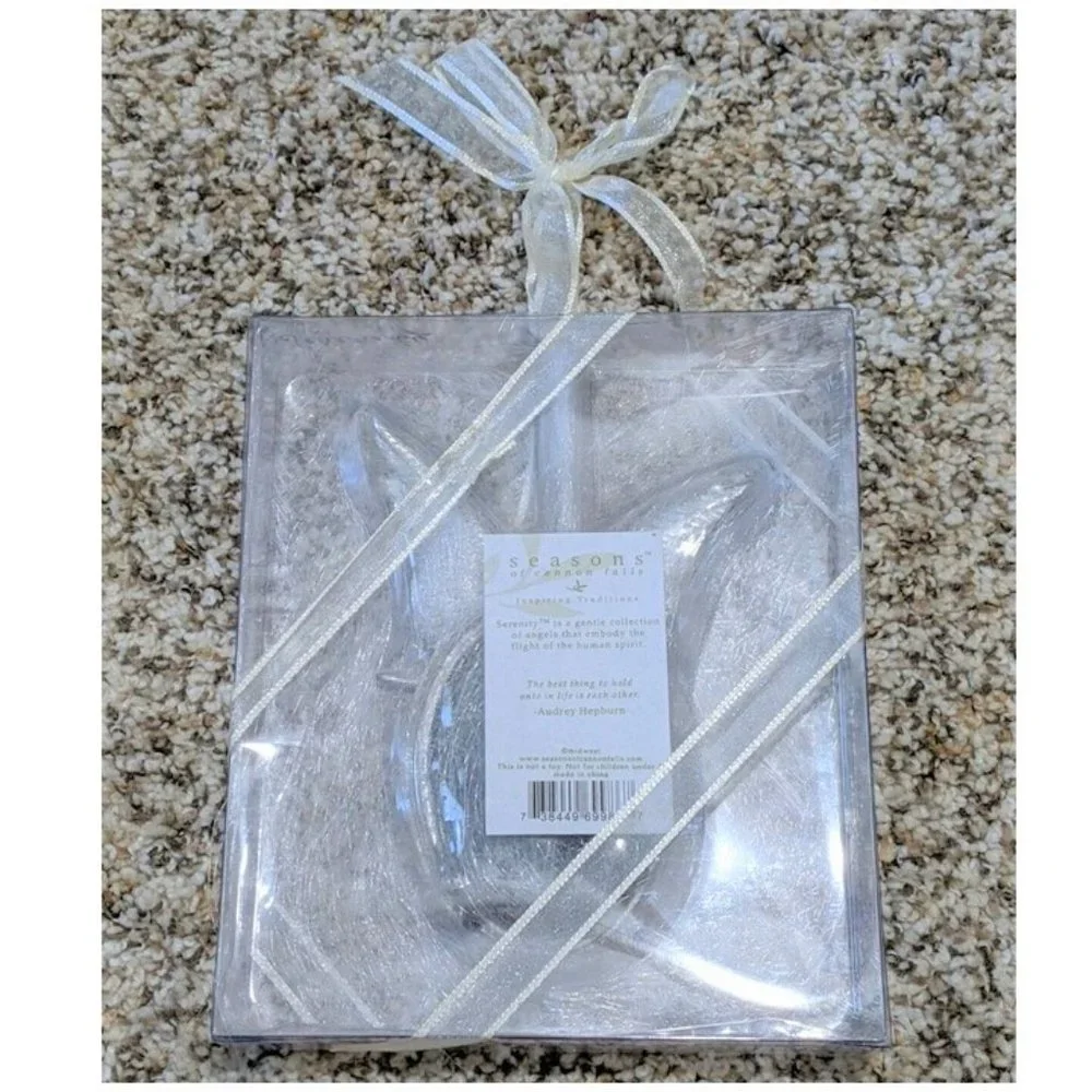 Seasons Of Cannon Falls Serenity Angel Picture Frame Ornament Audrey Hepburn NEW